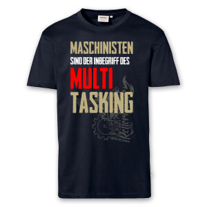 T-Shirt Männer | Maschinist Multitasking | BACKDRA