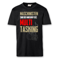 T-Shirt Männer | Maschinist Multitasking | BACKDRA