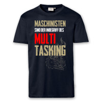 T-Shirt Männer | Maschinist Multitasking | BACKDRA
