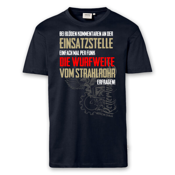 T-Shirt Männer | Wurfweite Strahlrohr | BACKDRA