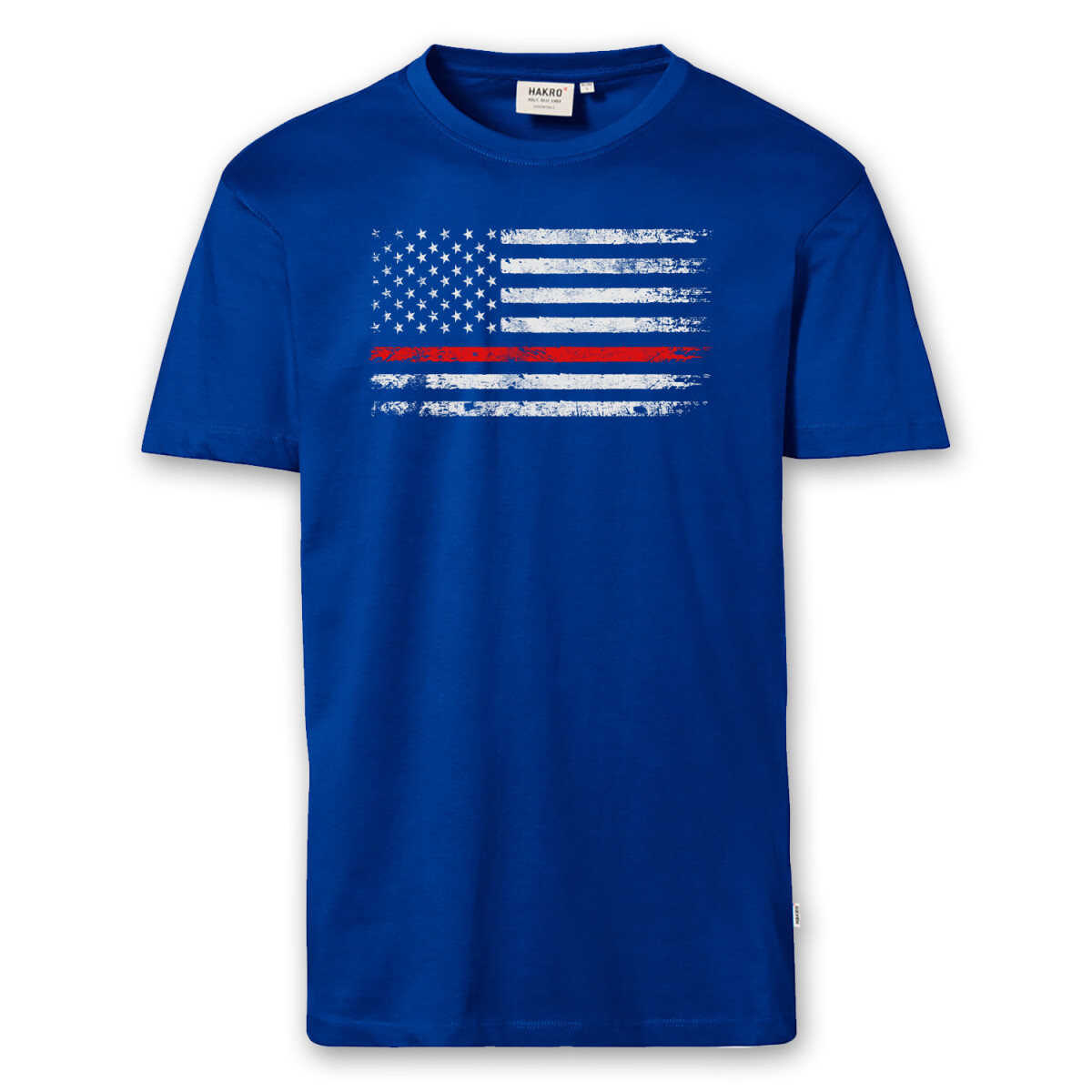T-Shirt Männer | US Flagge thin red line | BACKDRA