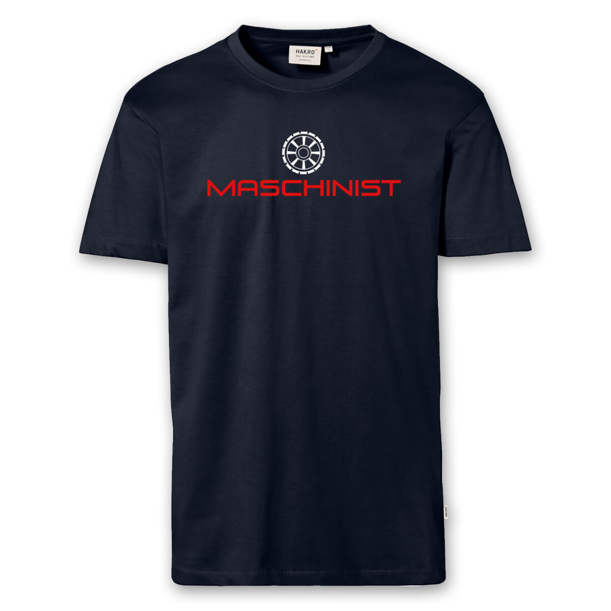 T-Shirt Männer | Maschinist Abzeichen | BACKDRA