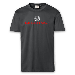 T-Shirt Männer | Maschinist Abzeichen | BACKDRA