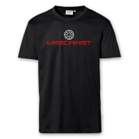 T-Shirt Männer | Maschinist Abzeichen | BACKDRA