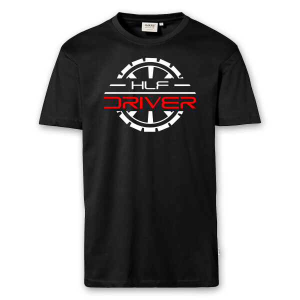 T-Shirt Männer | Maschinist HLF driver - Wunschtext | BACKDRA