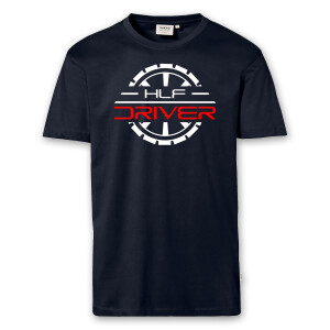 T-Shirt Männer | Maschinist HLF driver - Wunschtext | BACKDRA