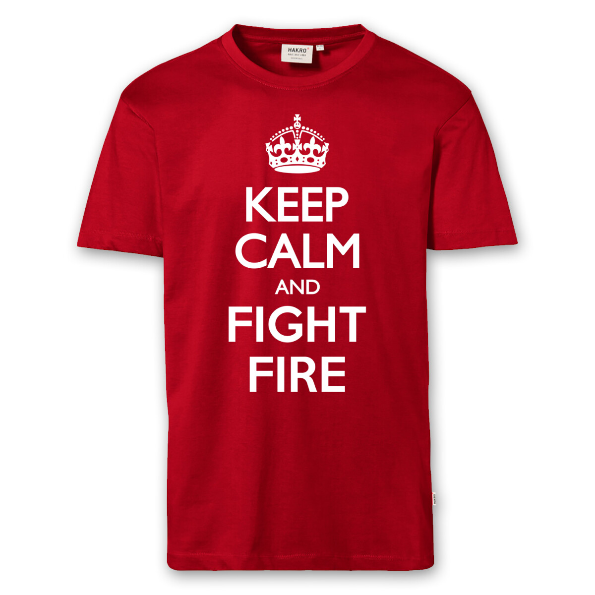 T-Shirt Männer | keep calm and fight fire | BACKDRA