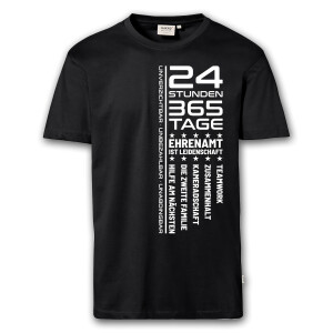 T-Shirt Männer | 24 Stunden 365 Tage XS-6XL | BACKDRA