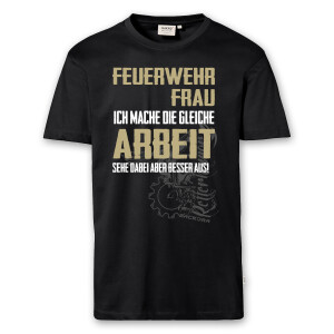T-Shirt Männer | Feuerwehrfrau besser aussehen | BACKDRA