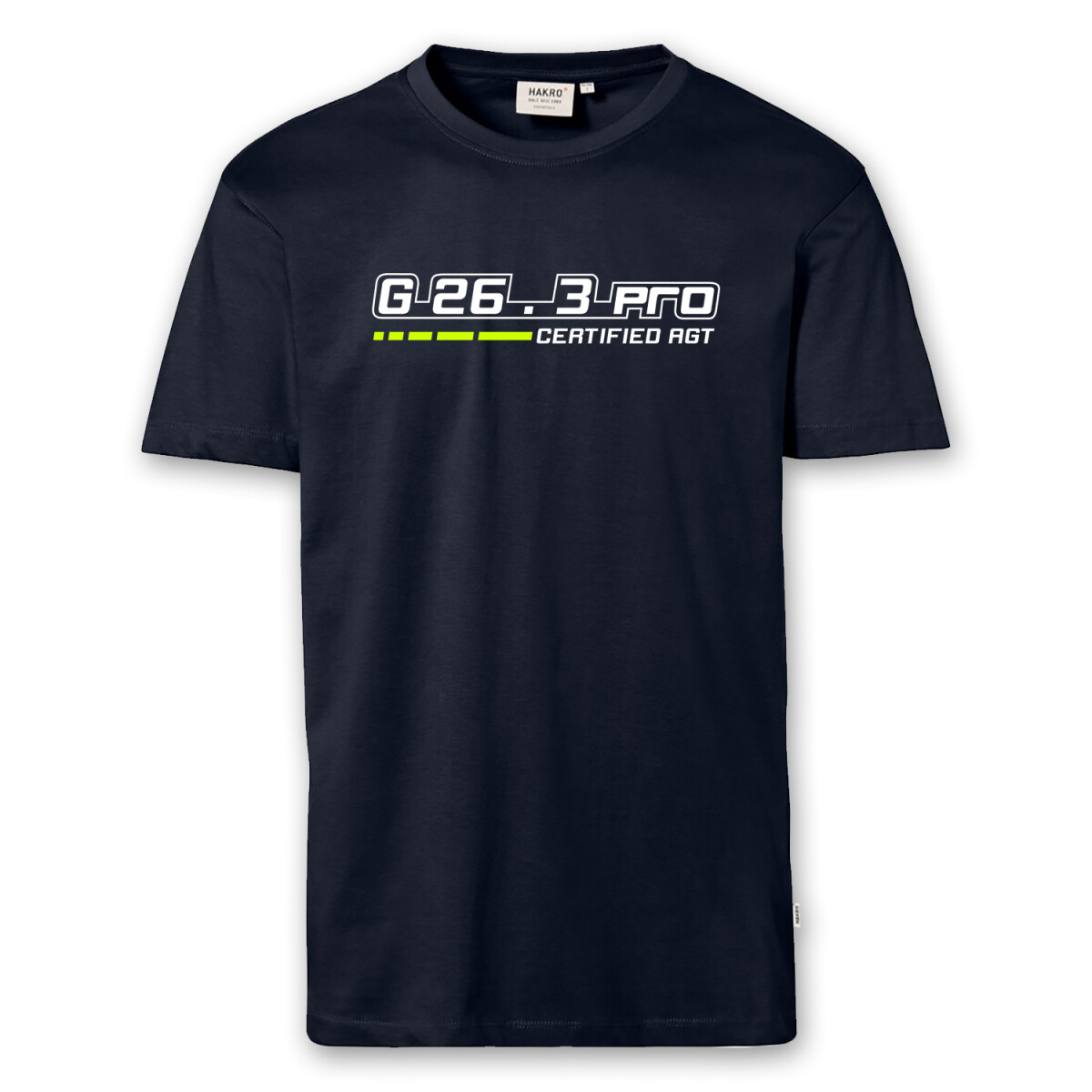 T-Shirt Männer | G26.3 certified AGT | BACKDRA