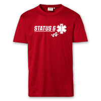 T-Shirt Männer | Rettungsdienst Status 6 | BACKDRA
