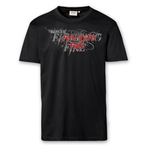 T-Shirt Männer | Fighting fire rescue | BACKDRA