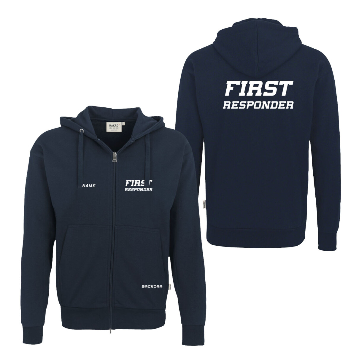 Kapuzenjacke unisex | HAKRO 605 | First Responder Basic |...