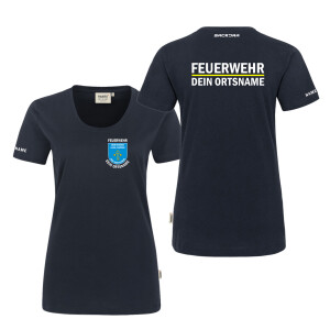T-Shirt Frauen | HAKRO 127 | Dein Ortswappen Feuerwehr...