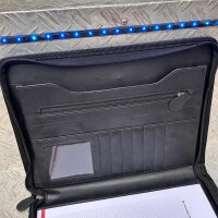 UNIKAT Schreibmappe A4 aus ORIGINAL US Feuerwehrschlauch - Upcycling - Farbauswahl | BACKDRA