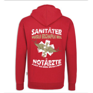 Hoodie - Kapuzenpulli | Sanitäter vs. Notarzt | BACKDRA