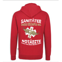 Hoodie - Kapuzenpulli | Sanitäter vs. Notarzt | BACKDRA
