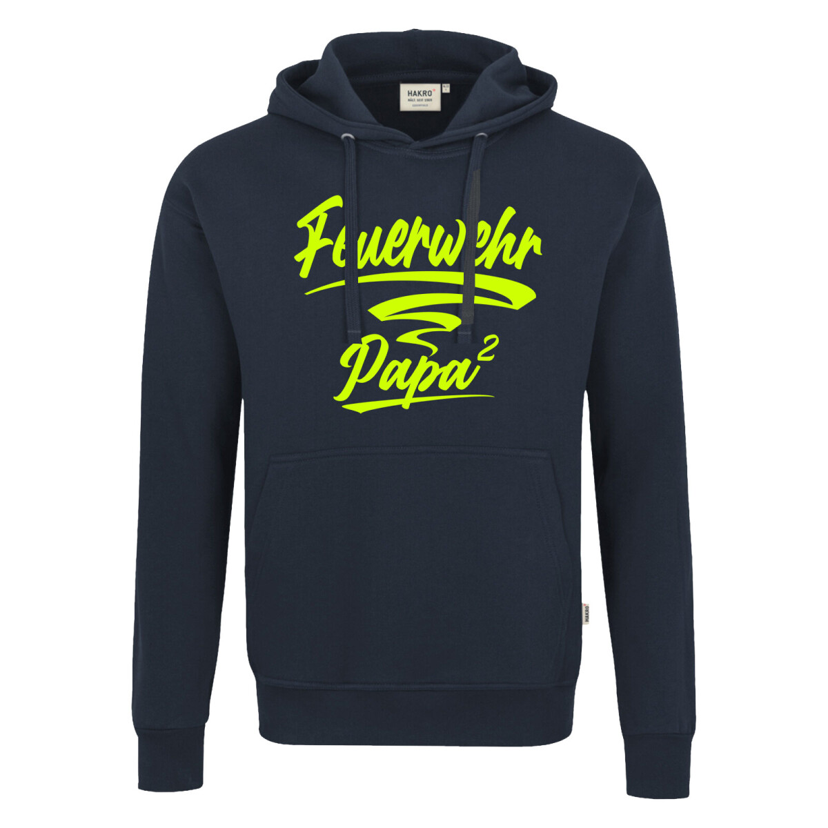 Hoodie - Kapuzenpulli | Feuerwehrpapa Kinderanzahl | BACKDRA