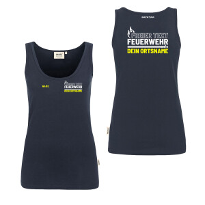 Tank Top Frauen | HAKRO 159 | Feuerwehr mit Ortsname -...