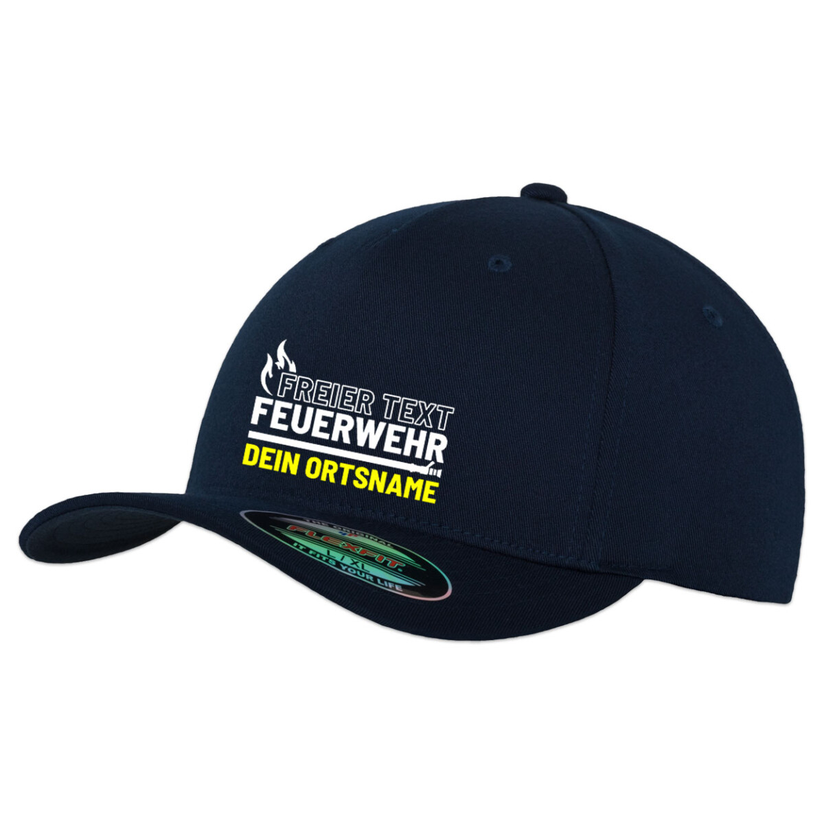 Flexfit Basecap | Feuerwehr mit Ortsname - Modell Bonn |...