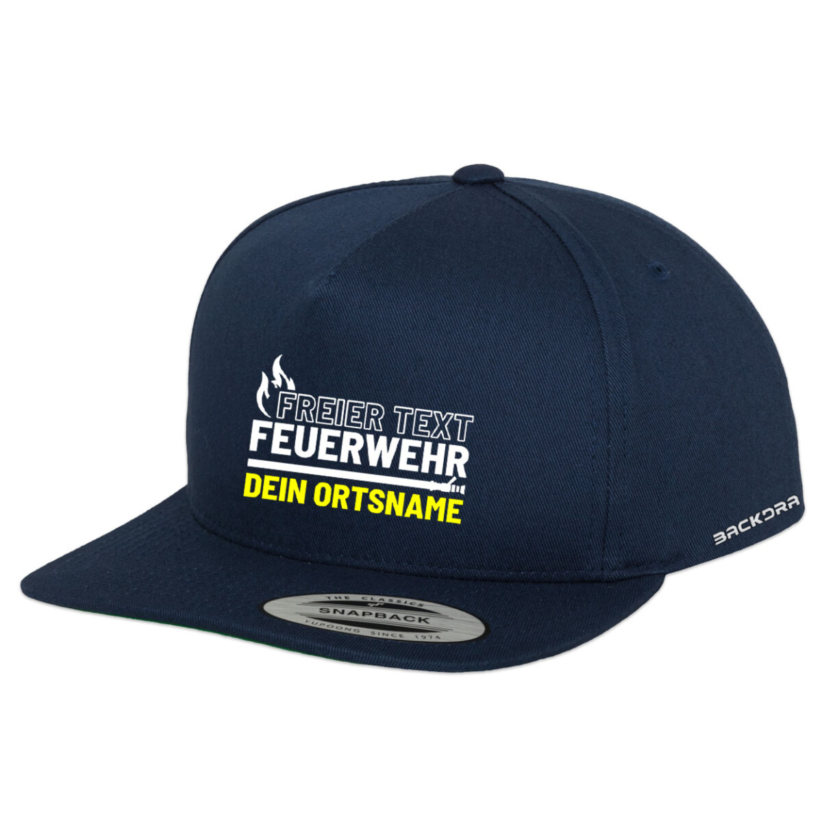 Flexfit Snapback | Feuerwehr mit Ortsname - Modell Bonn |...