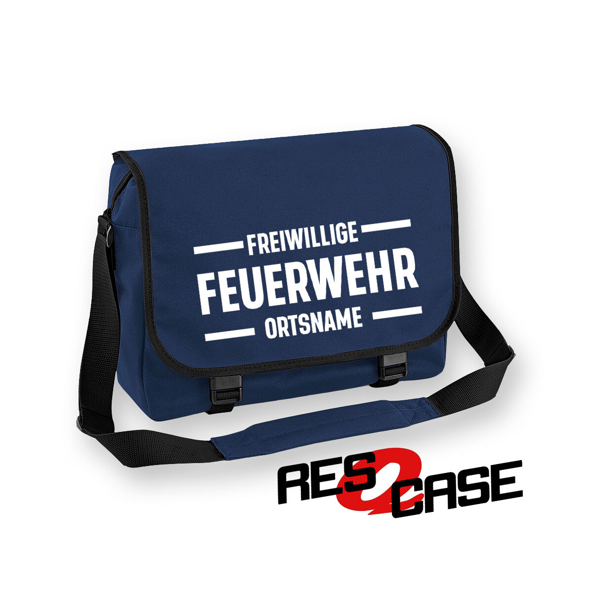 RESQCASE | Messenger-Tasche | Feuerwehr mit Ortsname -...