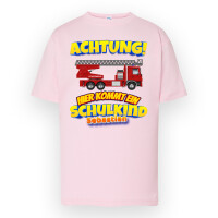 Kinder T-Shirt | Kids on fire Feuerwehr Schulkind | BACKDRA