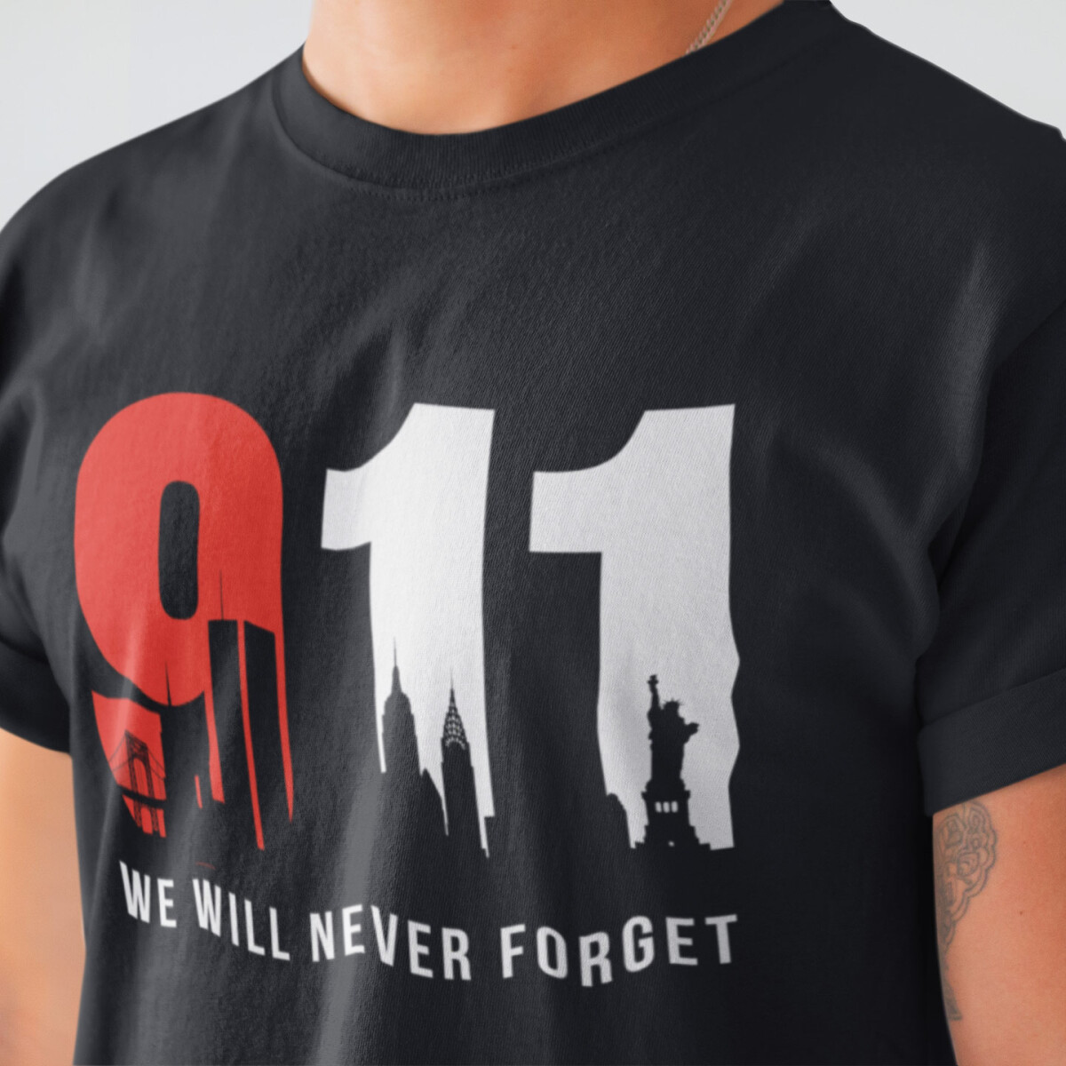 T-Shirt Männer | 343 9/11 we will never forget