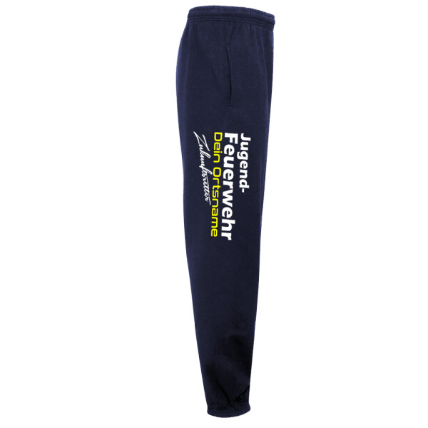 Jogginghose unisex (M+W) | Jugendfeuerwehr mit Ortsname Zukunftsretter | BACKDRA