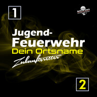 Jogginghose unisex (M+W) | Jugendfeuerwehr mit Ortsname Zukunftsretter | BACKDRA