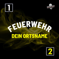 Warnweste - Sicherheitsweste EN471 | Feuerwehr mit Ortsname Modell Garitz | BACKDRA