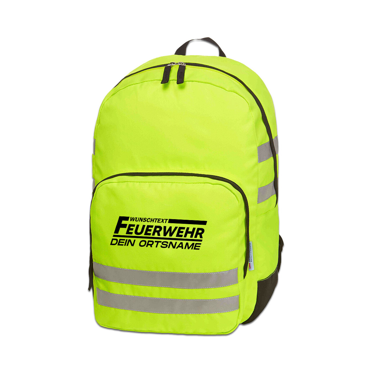 Reflective Rucksack | Feuerwehr mit Ortsname Modell Riesa...