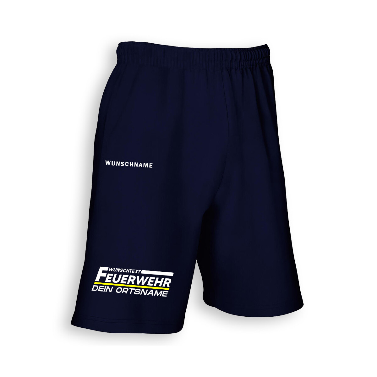 Shorts unisex (M+W) | Feuerwehr mit Ortsname Modell Riesa...