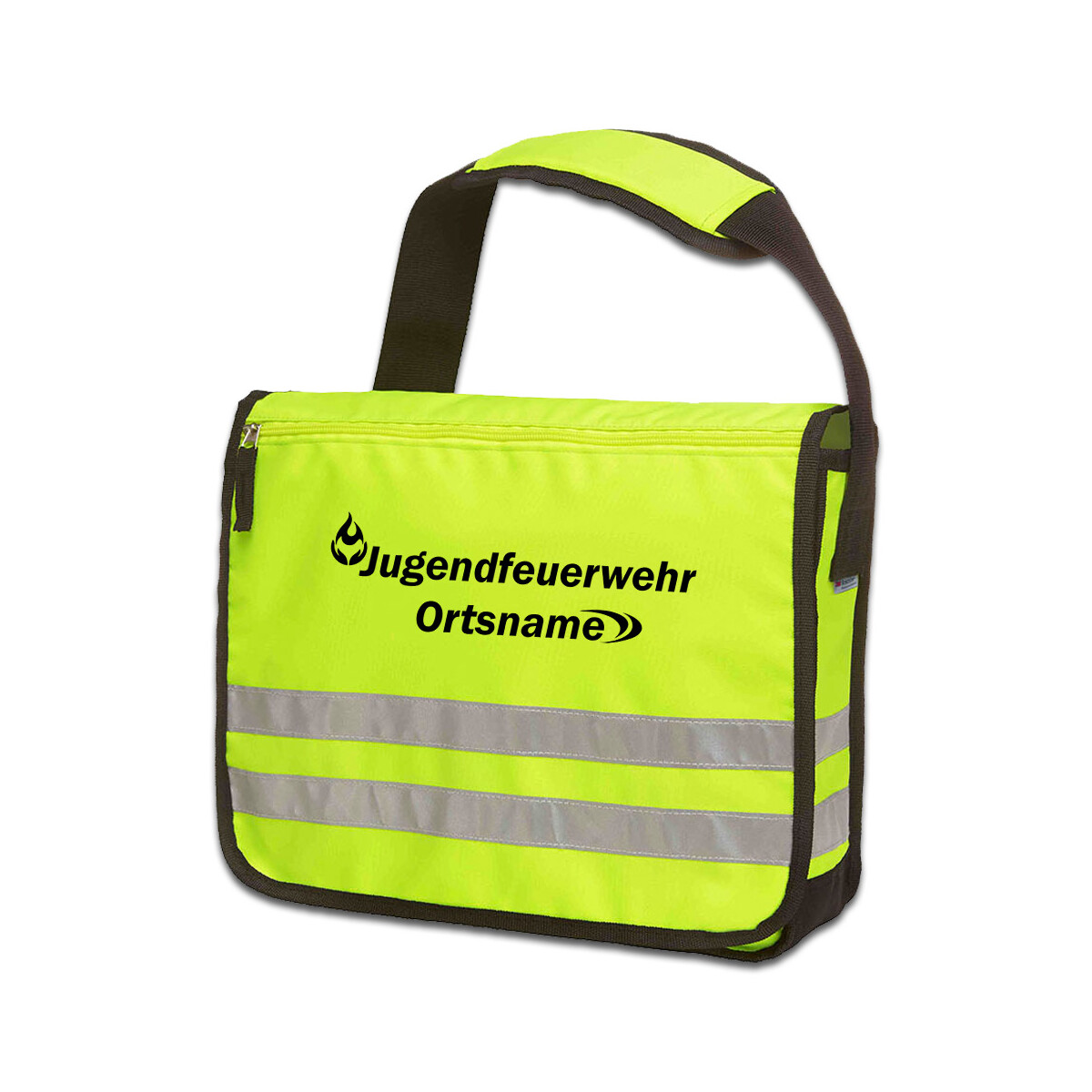 Reflective Messenger-Tasche | Jugendfeuerwehr mit...