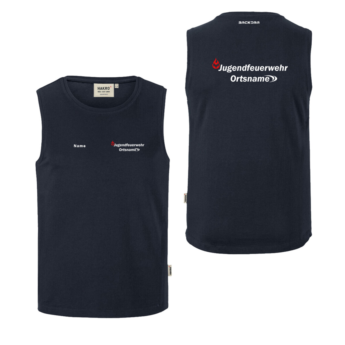 Tank Top Männer | HAKRO 259 | Jugendfeuerwehr mit...