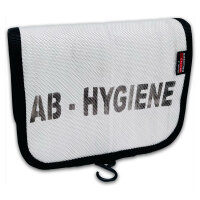 UNIKAT Kulturbeutel AB-Hygiene - Waschbeutel weiß...