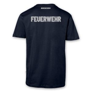 T-Shirt Männer navy blau | HAKRO 292 | Feuerwehr | BACKDRA