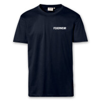 T-Shirt Männer navy blau | HAKRO 292 | Feuerwehr | BACKDRA