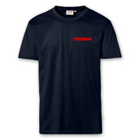 T-Shirt Männer navy blau | HAKRO 292 | Feuerwehr | BACKDRA