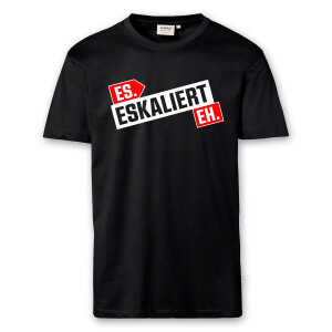 T-Shirt Männer | Fun Shirt es eskaliert eh | BACKDRA