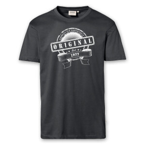 T-Shirt Männer | Fun Shirt Geburtstag gereift zur Perfektion Jahr eingeben | BACKDRA