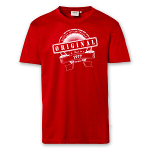 T-Shirt Männer | Fun Shirt Geburtstag gereift zur Perfektion Jahr eingeben | BACKDRA