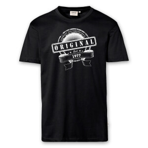 T-Shirt Männer | Fun Shirt Geburtstag gereift zur Perfektion Jahr eingeben | BACKDRA