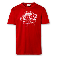T-Shirt Männer | Fun Shirt Geburtstag gereift zur Perfektion Jahr eingeben | BACKDRA