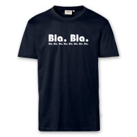 T-Shirt Männer | Fun Shirt bla bla bla | BACKDRA