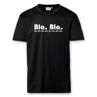 T-Shirt Männer | Fun Shirt bla bla bla | BACKDRA