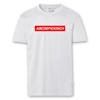 T-Shirt Männer | Fun Shirt ABCDEFICKDICH | BACKDRA