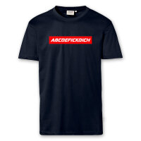 T-Shirt Männer | Fun Shirt ABCDEFICKDICH | BACKDRA