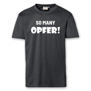 T-Shirt Männer | Fun Shirt so many Opfer | BACKDRA
