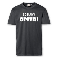T-Shirt Männer | Fun Shirt so many Opfer | BACKDRA